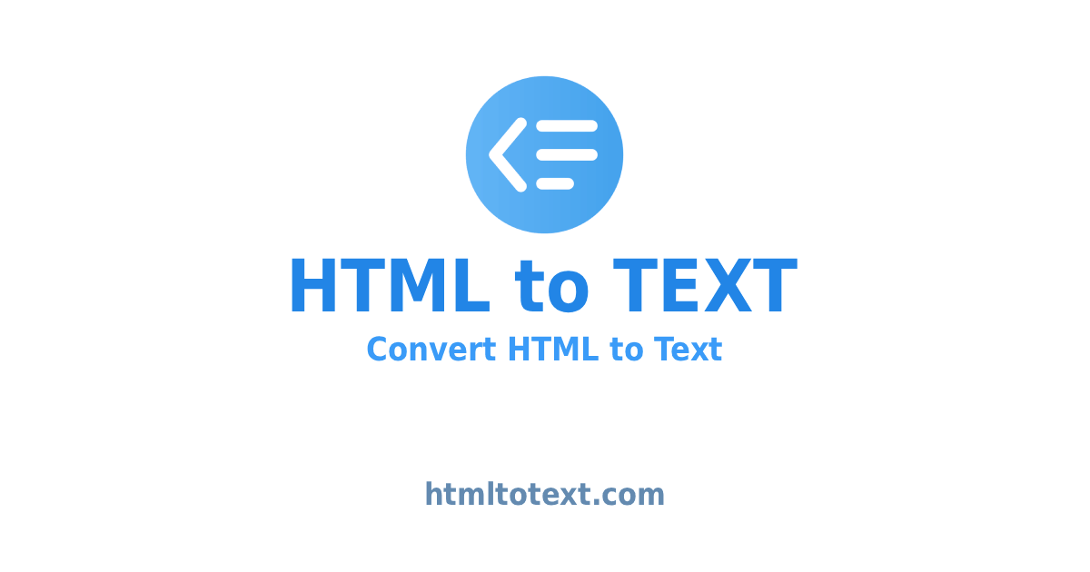 Convert HTML to Text - Remove HTML Tags Online